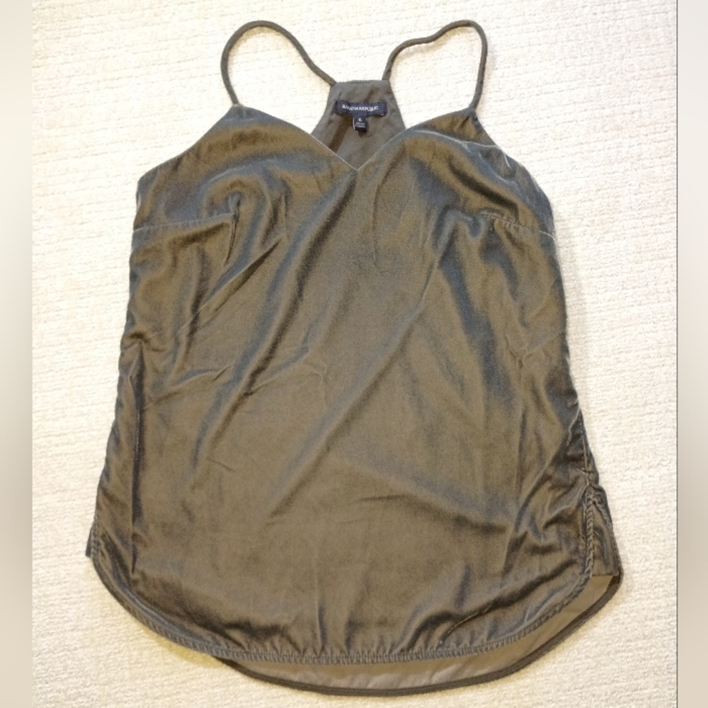 Banana Republic Olive Velvet Camisole Top S